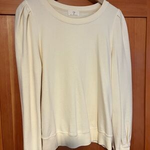 Anthropologie T.La Cream Sweatshirt